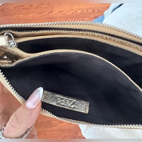 Zara bag on chain gold w/silver detail - Picture 9 of 11